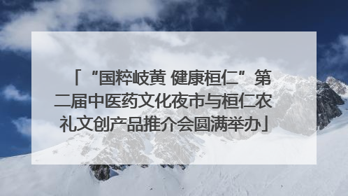 “国粹岐黄 健康桓仁”第二届中医药文化夜市与桓仁农礼文创产品推介会圆满举办