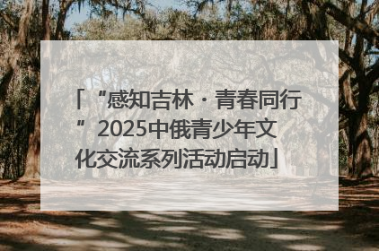 “感知吉林・青春同行”2025中俄青少年文化交流系列活动启动