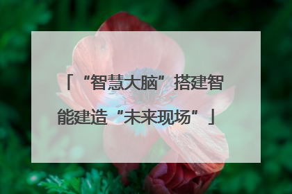 “智慧大脑”搭建智能建造“未来现场”