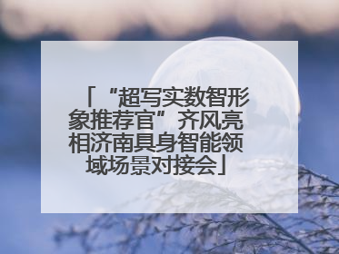 “超写实数智形象推荐官”齐风亮相济南具身智能领域场景对接会