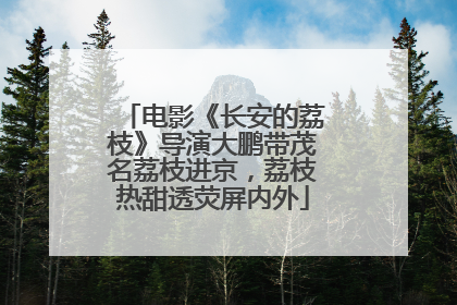 电影《长安的荔枝》导演大鹏带茂名荔枝进京，荔枝热甜透荧屏内外