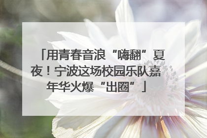 用青春音浪“嗨翻”夏夜！宁波这场校园乐队嘉年华火爆“出圈”
