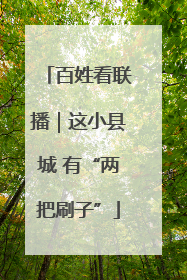 百姓看联播｜这小县城 有“两把刷子”