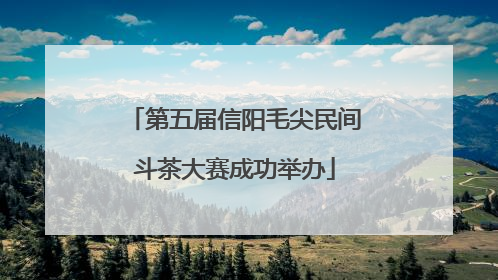 第五届信阳毛尖民间斗茶大赛成功举办