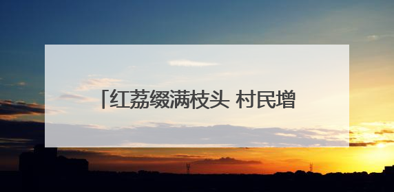 红荔缀满枝头 村民增收有了“甜蜜密码”