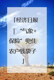 经济日报｜“气象+保险”兜住农户钱袋子