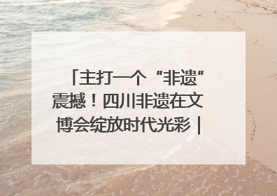 主打一个“非遗”震撼！四川非遗在文博会绽放时代光彩｜文博向“新”