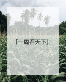 一周看天下