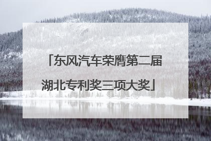 东风汽车荣膺第二届湖北专利奖三项大奖