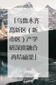 乌鲁木齐高新区（新市区）产学研深度融合再结硕果