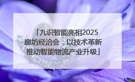 九识智能亮相2025廊坊经洽会：以技术革新推动智能物流产业升级