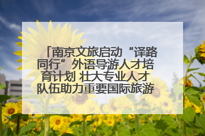 南京文旅启动“译路同行”外语导游人才培育计划 壮大专业人才队伍助力重要国际旅游目的地建设