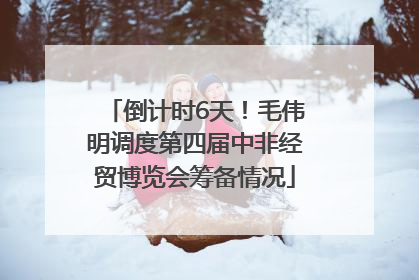 倒计时6天！毛伟明调度第四届中非经贸博览会筹备情况