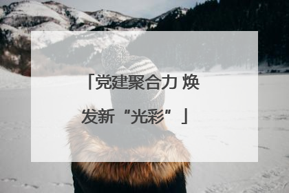 党建聚合力 焕发新“光彩”