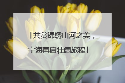 共赏锦绣山河之美，宁海再启壮阔旅程