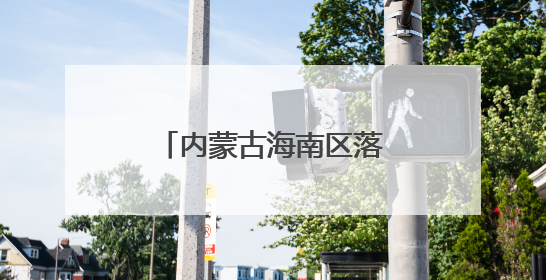 内蒙古海南区落实“六个行动”激发市场活力