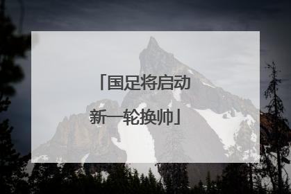 国足将启动新一轮换帅
