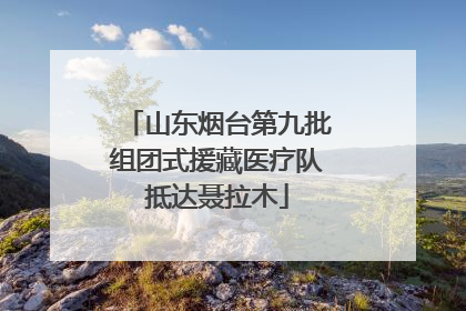 山东烟台第九批组团式援藏医疗队抵达聂拉木