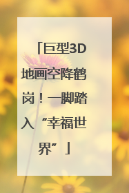 巨型3D地画空降鹤岗！一脚踏入“幸福世界”