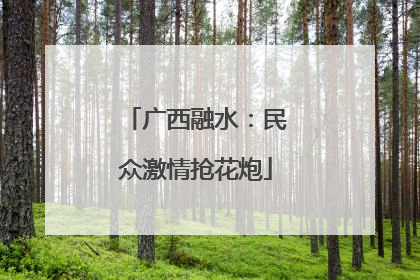 广西融水：民众激情抢花炮