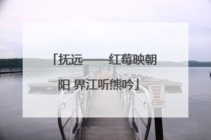 抚远——红莓映朝阳 界江听熊吟