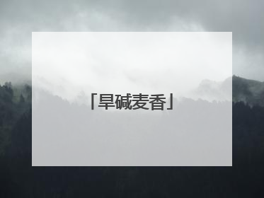 旱碱麦香