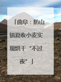 曲阜：防山镇夏收小麦实现烘干“不过夜”