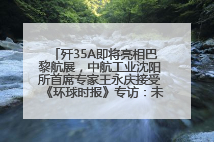 歼35A即将亮相巴黎航展，中航工业沈阳所首席专家王永庆接受《环球时报》专访：未来数量可以有很多