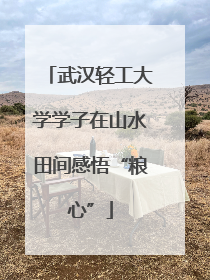 武汉轻工大学学子在山水田间感悟“粮心”