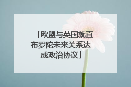 欧盟与英国就直布罗陀未来关系达成政治协议