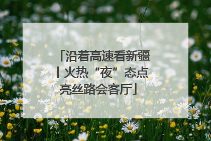 沿着高速看新疆丨火热“夜”态点亮丝路会客厅