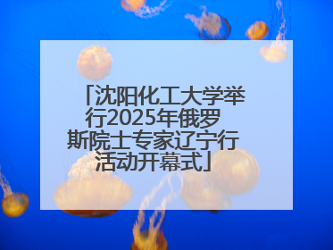 沈阳化工大学举行2025年俄罗斯院士专家辽宁行活动开幕式