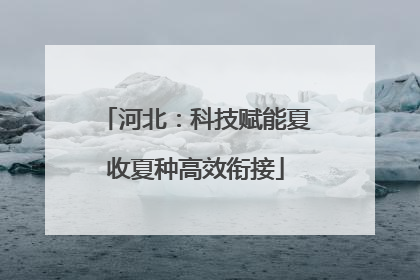 河北：科技赋能夏收夏种高效衔接