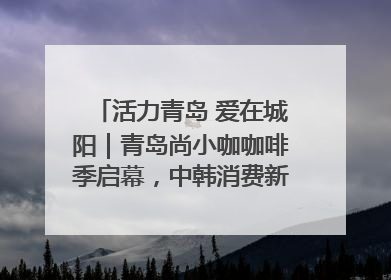 活力青岛 爱在城阳｜青岛尚小咖咖啡季启幕，中韩消费新场景点燃夏日热情
