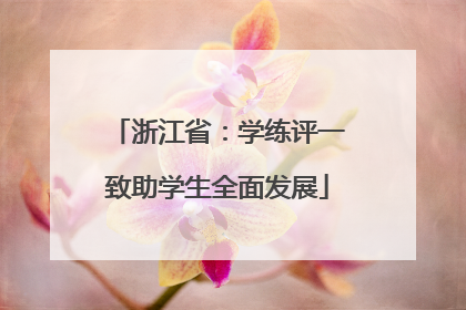 浙江省：学练评一致助学生全面发展
