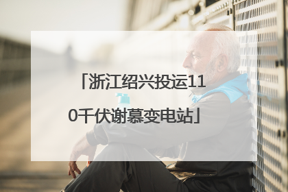 浙江绍兴投运110千伏谢慕变电站