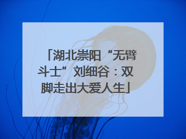 湖北崇阳“无臂斗士”刘细谷：双脚走出大爱人生