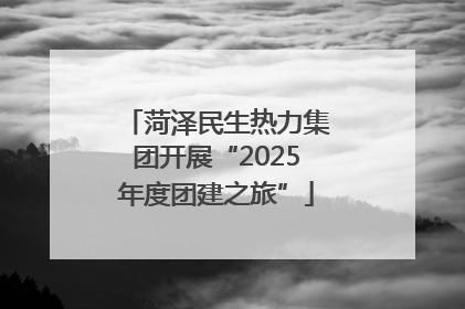 菏泽民生热力集团开展“2025年度团建之旅”