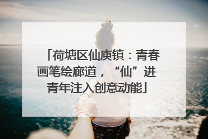 荷塘区仙庾镇：青春画笔绘廊道，“仙”进青年注入创意动能