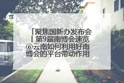 聚焦国新办发布会丨第9届南博会速览⑥云南如何利用好南博会的平台带动作用，深化与南亚国家的交流与合作？