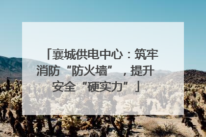 襄城供电中心：筑牢消防“防火墙”，提升安全“硬实力”