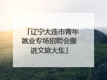 辽宁大连市青年就业专场招聘会搬进文旅大集
