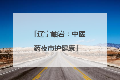 辽宁岫岩：中医药夜市护健康
