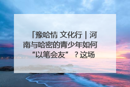 豫哈情 文化行｜河南与哈密的青少年如何 “以笔会友”？这场书画展藏着答案
