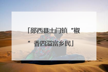 郧西县土门镇“椒”香四溢富乡民