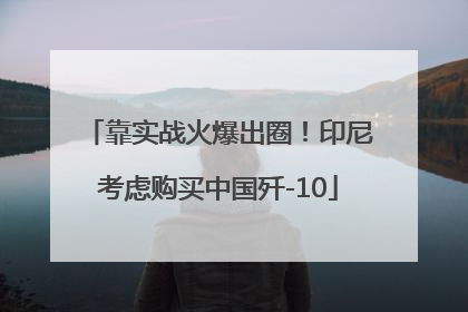 靠实战火爆出圈！印尼考虑购买中国歼-10