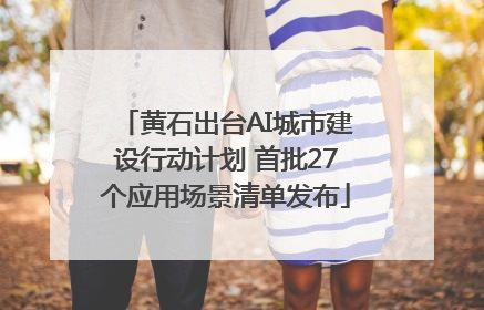 黄石出台AI城市建设行动计划 首批27个应用场景清单发布