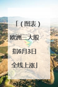 （图表）欧洲三大股指6月3日全线上涨