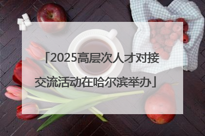 2025高层次人才对接交流活动在哈尔滨举办