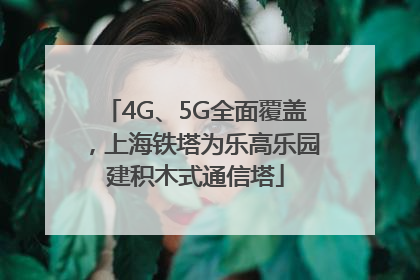 4G、5G全面覆盖，上海铁塔为乐高乐园建积木式通信塔